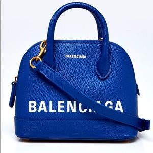 Balenciaga Blue XXS Ville Top Handle Bag